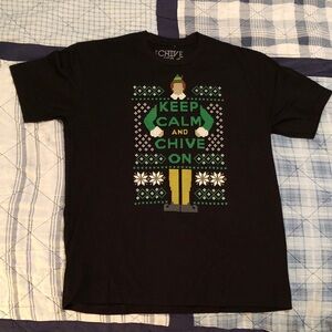 Chive Tees | Keep Calm and Chive On | Buddy The Elf Tee